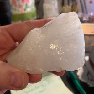 46. Raw Snow Quartz 229 Grams